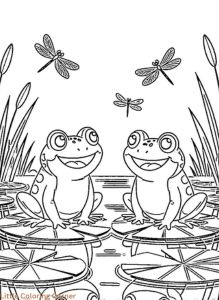 spring coloring pages