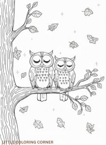 autumn coloring pages for kids