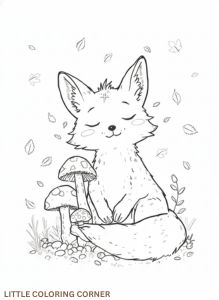 autumn coloring pages for kids