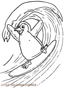 penguin coloring pages
