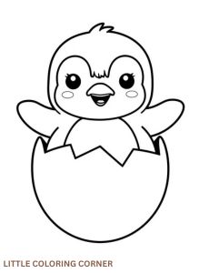 penguin coloring pages