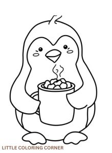 penguin coloring pages
