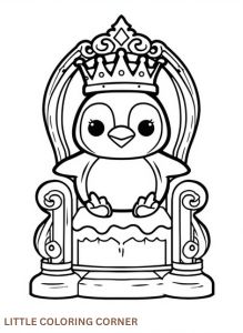 penguin coloring pages