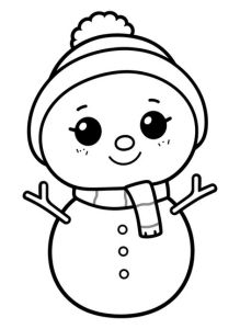 Snowman Coloring Pages (Free PDF)