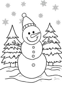 Snowman Coloring Pages (Free PDF)