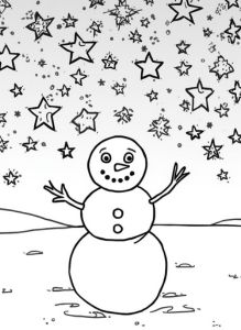 Snowman Coloring Pages (Free PDF)